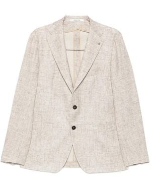 Tagliatore Single-Breasted Blazer - White
