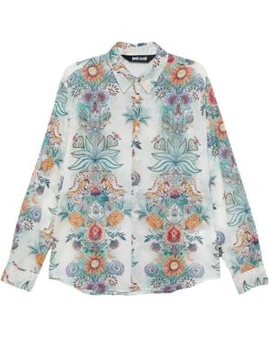 Just Cavalli Printed Shirt - Blue