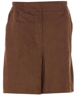 Urbancode Wide-Leg Shorts - Brown