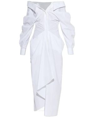 Givenchy Draped Dress - White
