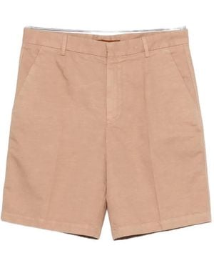 ZEGNA Pleated Shorts - Natural