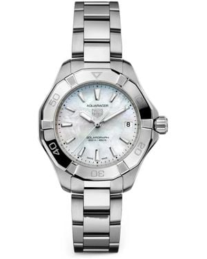 Tag Heuer Aquaracer Solargraph 34Mm Watch - White