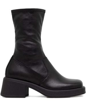 Vagabond Shoemakers 59Mm Dorah Leather Boots - Black