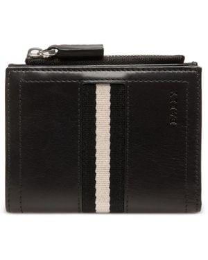 Bally Ribbon-Detail Leather Wallet - Black