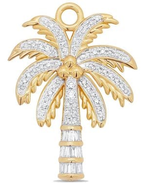 Sara Weinstock 18K Palm-Tree-Motif Diamond Charm - White