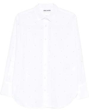 DKNY Pearl-Embellished Shirt - White
