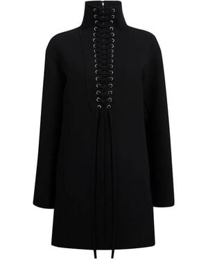 KHAITE High Neck Dress - Black