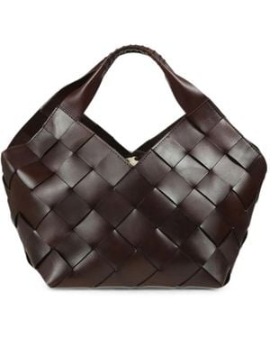 Dragon Diffusion Gewebte Botteghe Tote Bag - Schwarz