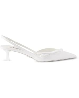 Prada Pumps Mit Slingback-Riemen - Weiß