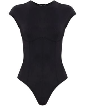 Agolde Nadia Body Met Ronde Hals - Zwart