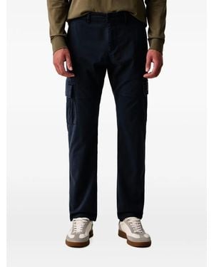 Aeronautica Militare Logo-Patch Cargo Trousers - Black