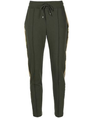 Madison Maison Side-Stripe Track Pants - Green