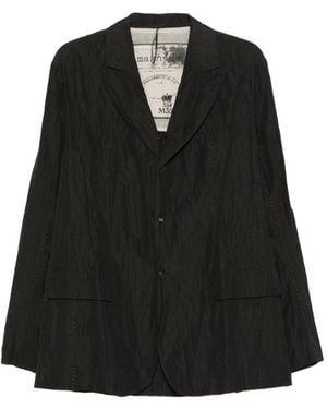 Masnada Gemustertes Sakko - Schwarz