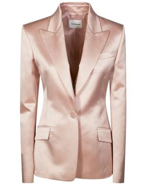 ANDAMANE Bianca Buttoned Blazer - Pink