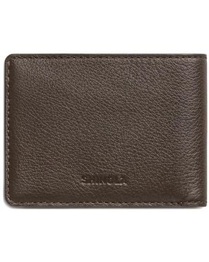 Shinola Canfield Id Bifold Wallet - Brown
