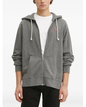 Levi's Original Housemark Zip-Up Hoodie - Grey