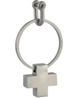 Parts Of 4 Sterling Plus Keyring - White