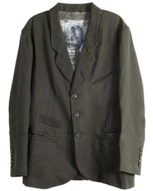 Ziggy Chen Blazer Con Botones - Gris