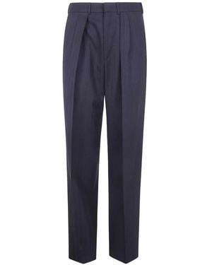 Tom Ford Pantalon Met Krijtstreep - Blauw