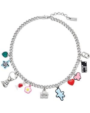 Marc Jacobs Collier Sticker Charm - Blanc