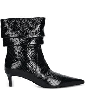 MICHAEL Michael Kors 50Mm Embossed Ankle Boots - Black