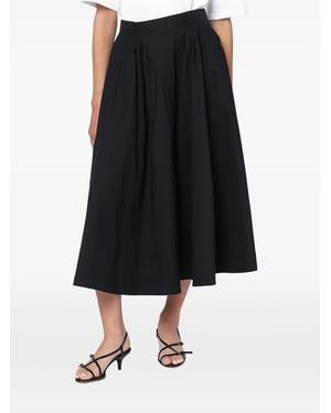 Mark Kenly Domino Tan Falda plisada con bolsillo - Negro