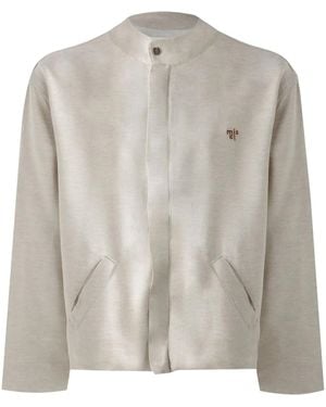 MISCI Chaqueta Roda con logo bordado - Gris