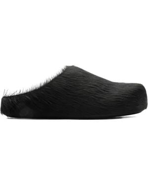 Marni Slippers Fussbett - Nero