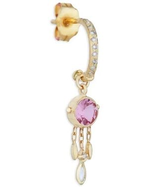 Celine Daoust Aros Tourmaline En Oro Amarillo De 14 Ct - Blanco