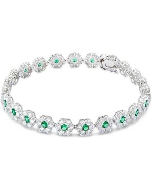 Hatton Labs Bracelet Tennis À Zircones En Forme De Marguerite - Blanc