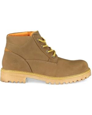 Lumberjack Schnürstiefel Aus Leder - Natur