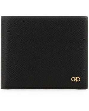 Ferragamo Gancini Bifold Wallet - Black