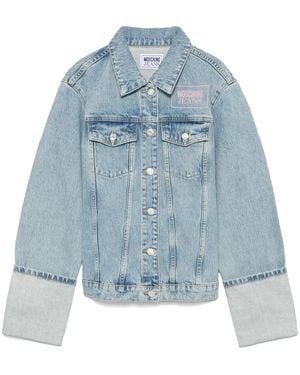 Moschino Cotton Mini Jacket - Blue