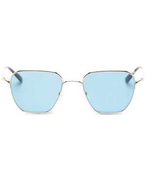McQueen Gafas De Sol Con Montura Geométrica - Azul