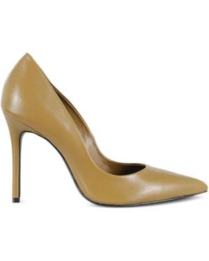 SCHUTZ SHOES 105Mm Decollete Pointed-Toe Court Shoes - Metallic