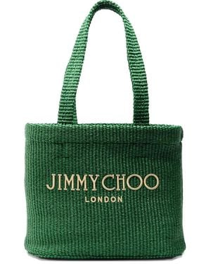 Jimmy Choo Logo Tote Bag - Green