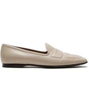 Acne Studios Leather Loafers - White