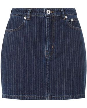 KENZO Denim Mini Skirt - Blue