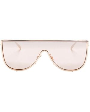 Alaïa Sonnenbrille Mit Shield-Gestell - Pink