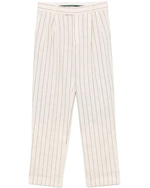 Drole de Monsieur Striped Trousers - White