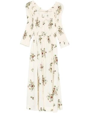 Doen Vestido largo Kaira con estampado floral - Neutro