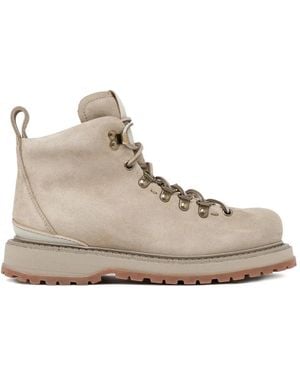 Buttero Laced Ankle Boots - Natural
