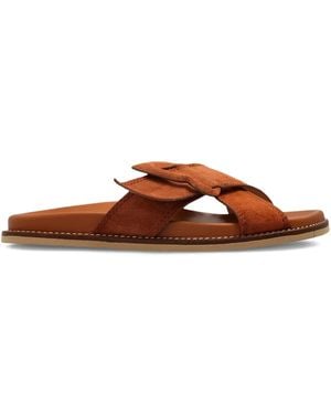 Sophia Webster Blair Slides - Brown
