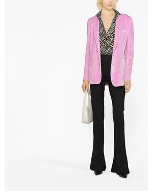 Etro Maxi Paisley Velvet Jacket - Pink