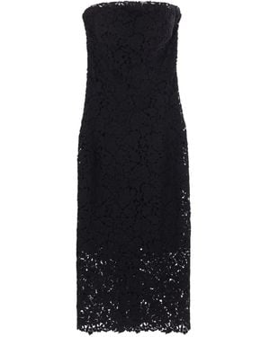 Ermanno Scervino Floral-Lace Dress - Black