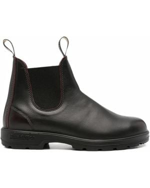 Blundstone Elasticated Leather Chelsea Boots - Black