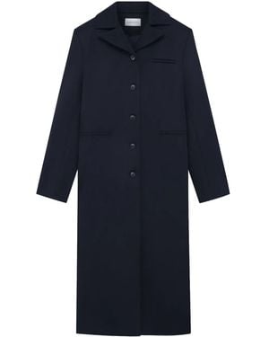 16Arlington Manteau Neric À Simple Boutonnage - Bleu