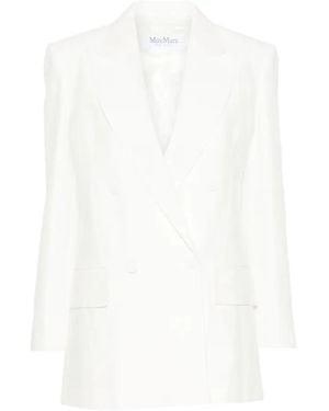 Max Mara Piqué Jersey Olimpia Jacket - White