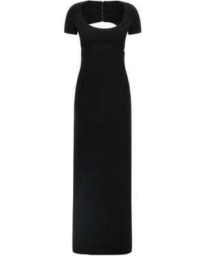 DSquared² Vestido largo con abertura - Negro