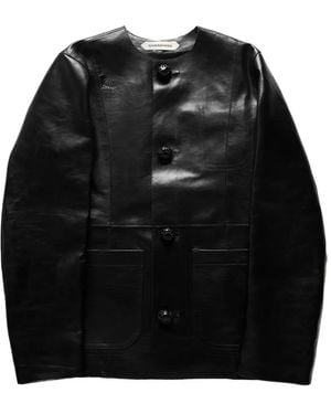 NAMACHEKO Courtenay Lederjacke - Schwarz
